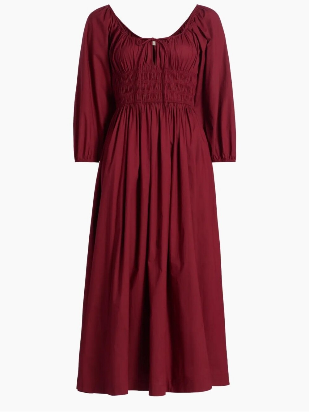 Quintessa Cotton Midi-Dress -SM